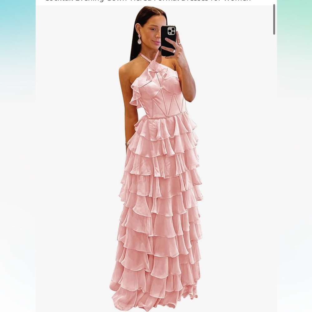 Pink Ruffle Dress - Picture 3 of 3